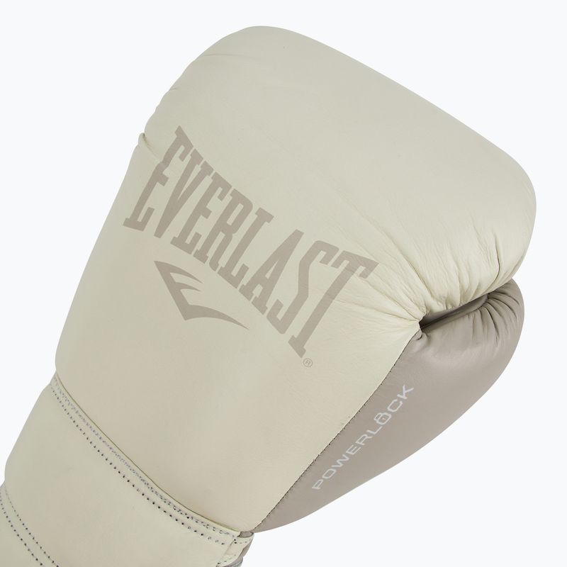 Everlast Powerlock 2 Laced Pro Training guantoni da boxe bianchi 5