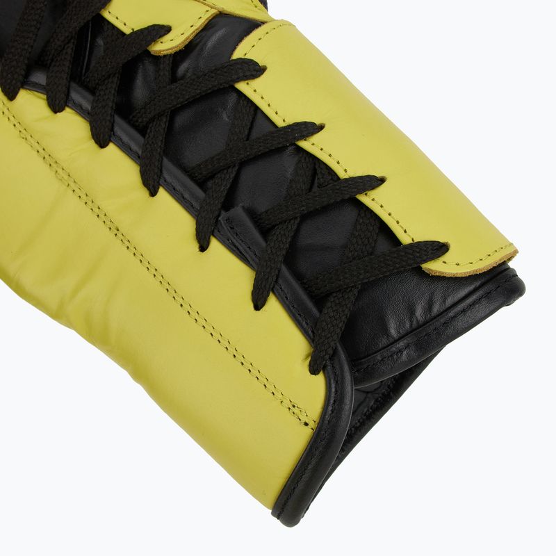 Everlast Powerlock 2 Laced Pro Training guantoni da boxe giallo neon 6