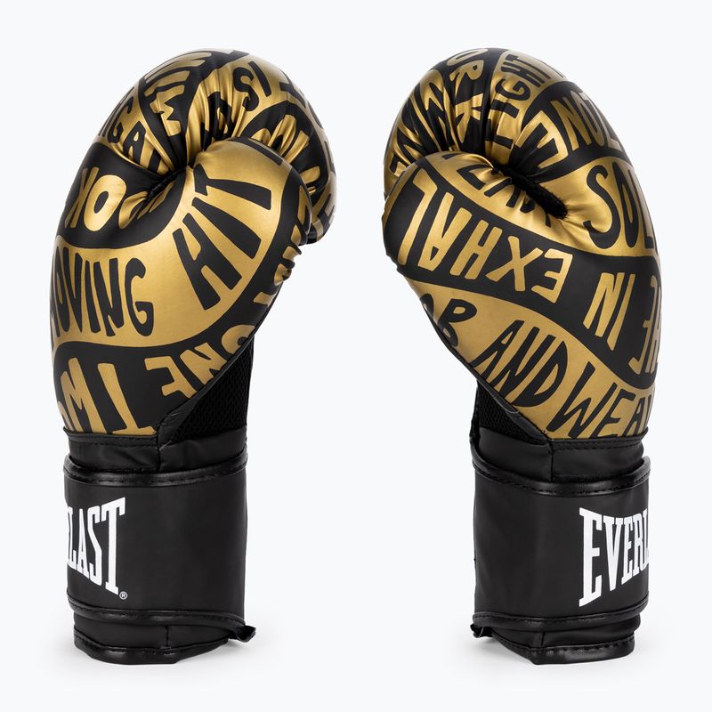 Guantoni da boxe Everlast Spark nero/oro EV2150 BLK/GLD 4