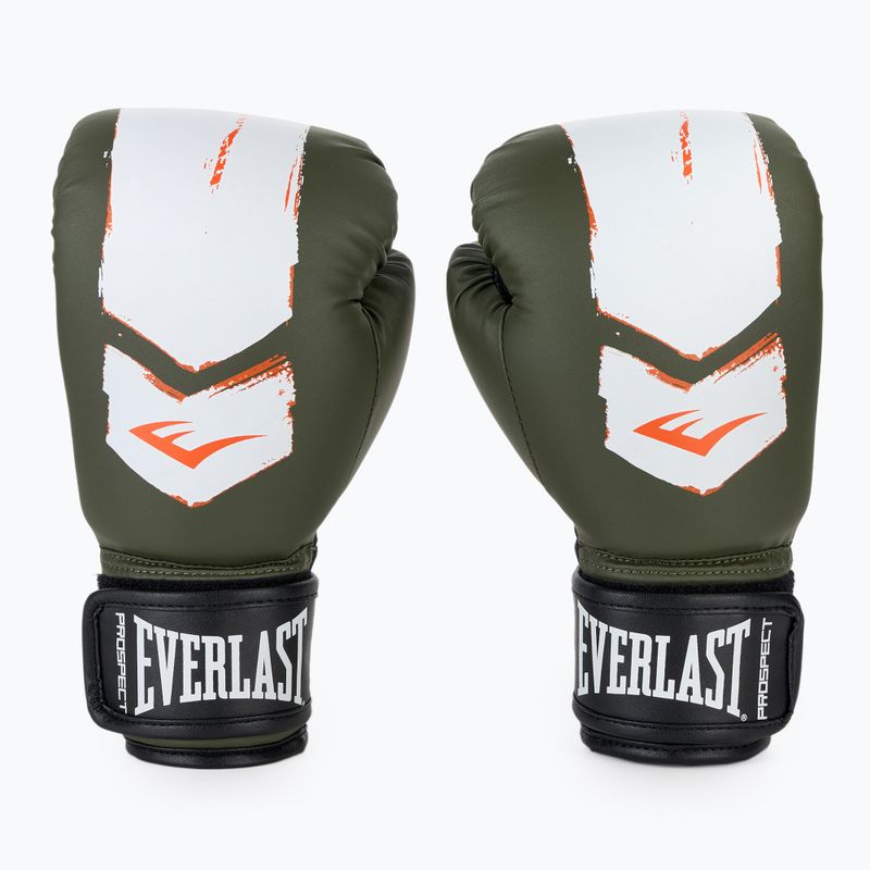 Guantoni da boxe Everlast Prospect 2 verde/bianco
