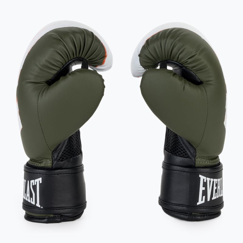 Guantoni da boxe Everlast Prospect 2 verde/bianco 4