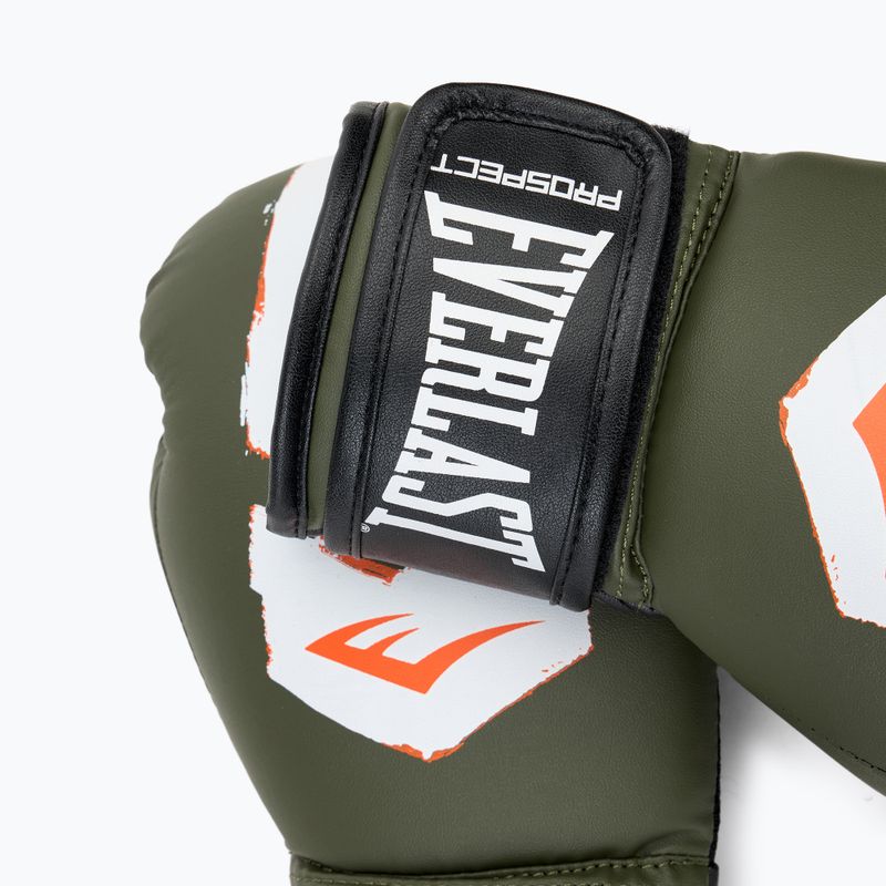 Guantoni da boxe Everlast Prospect 2 verde/bianco 5