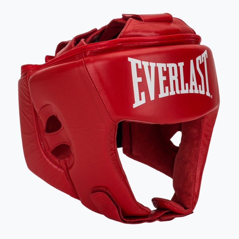 Casco da boxe Everlast Amateur Competition Headgear rosso