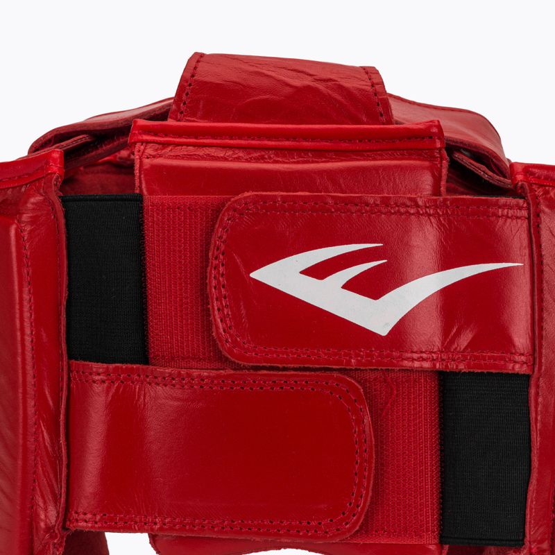 Casco da boxe Everlast Amateur Competition Headgear rosso 5