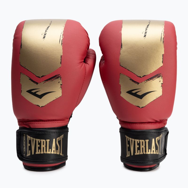 Everlast Prospect 2 Kit boxe con sacco pesante rosso/oro 6