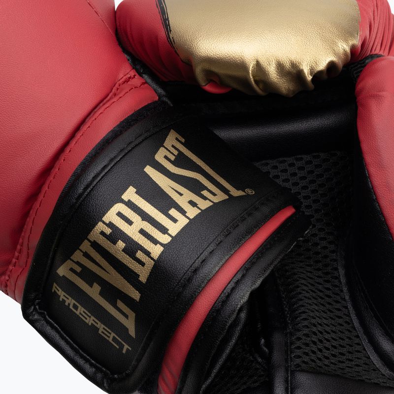 Everlast Prospect 2 Kit boxe con sacco pesante rosso/oro 9