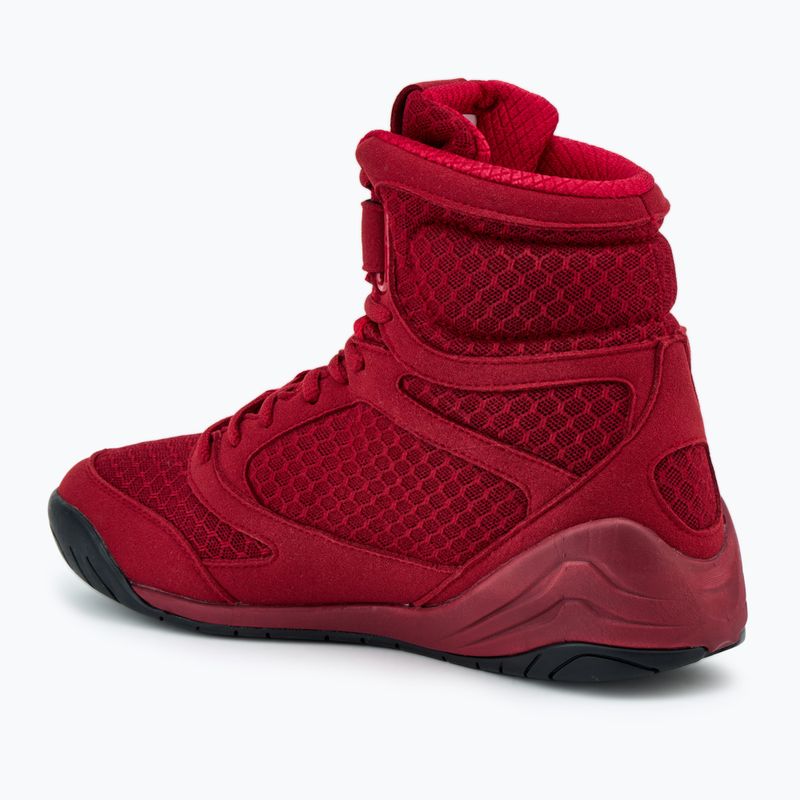 Scarpe da boxe Everlast Elite 2 rosse da uomo 3