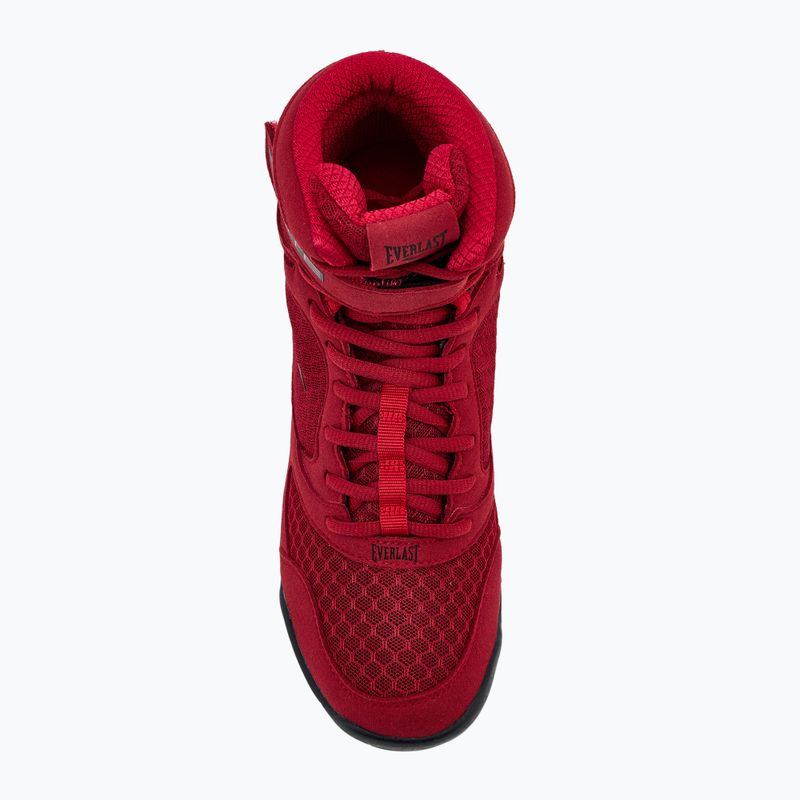 Scarpe da boxe Everlast Elite 2 rosse da uomo 5