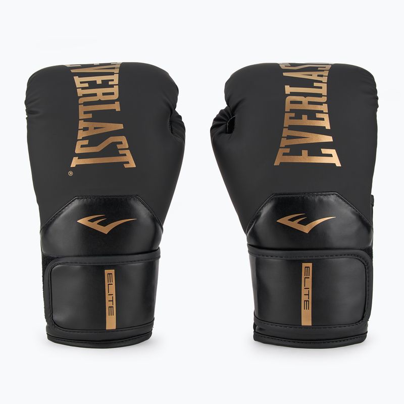 Guantoni da boxe Everlast Pro Style Elite 2 nero/oro 2