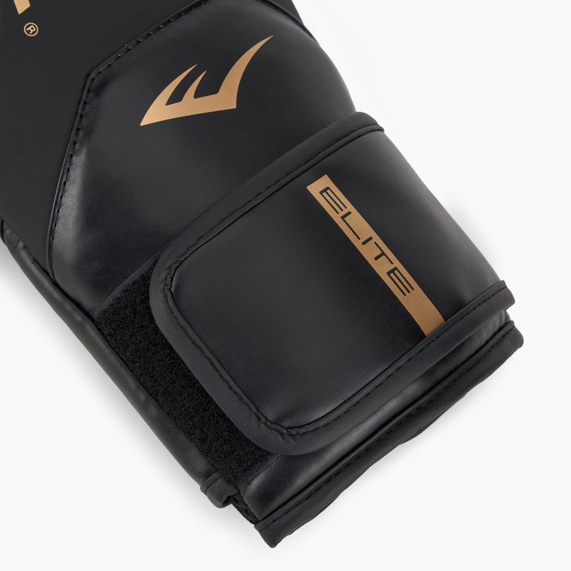 Guantoni da boxe Everlast Pro Style Elite 2 nero/oro 6
