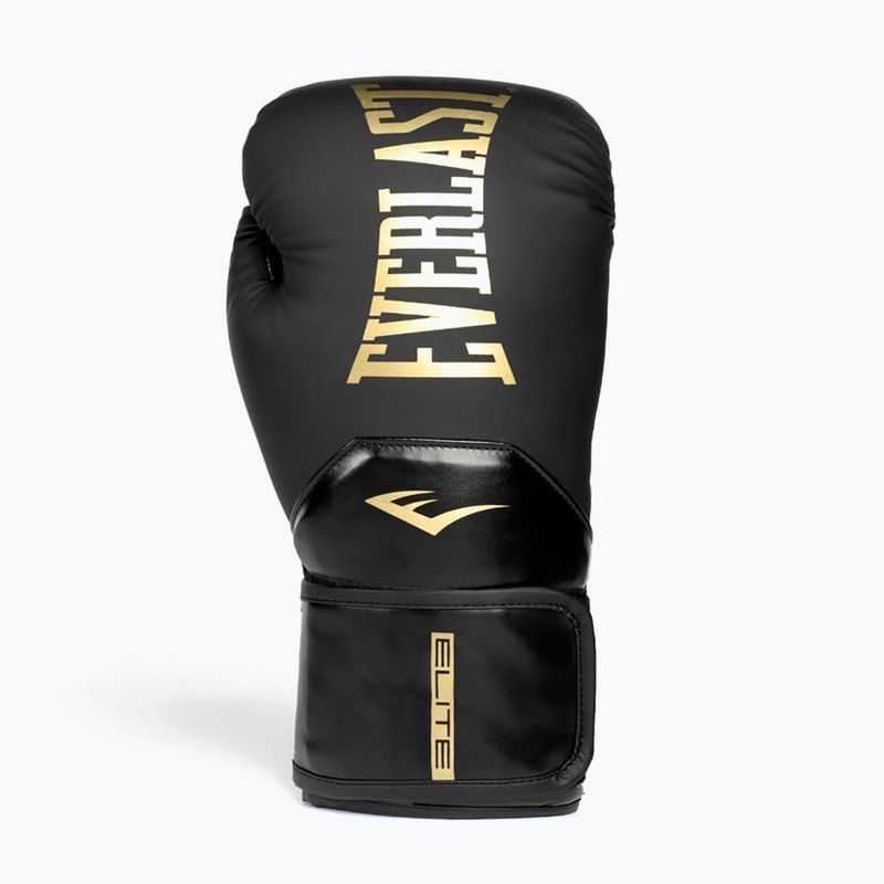 Guantoni da boxe Everlast Pro Style Elite 2 nero/oro 2