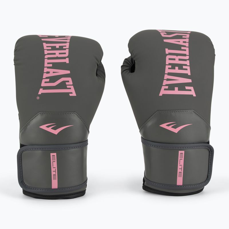 Guantoni da boxe Everlast Pro Style Elite 2 grigio/rosa 2