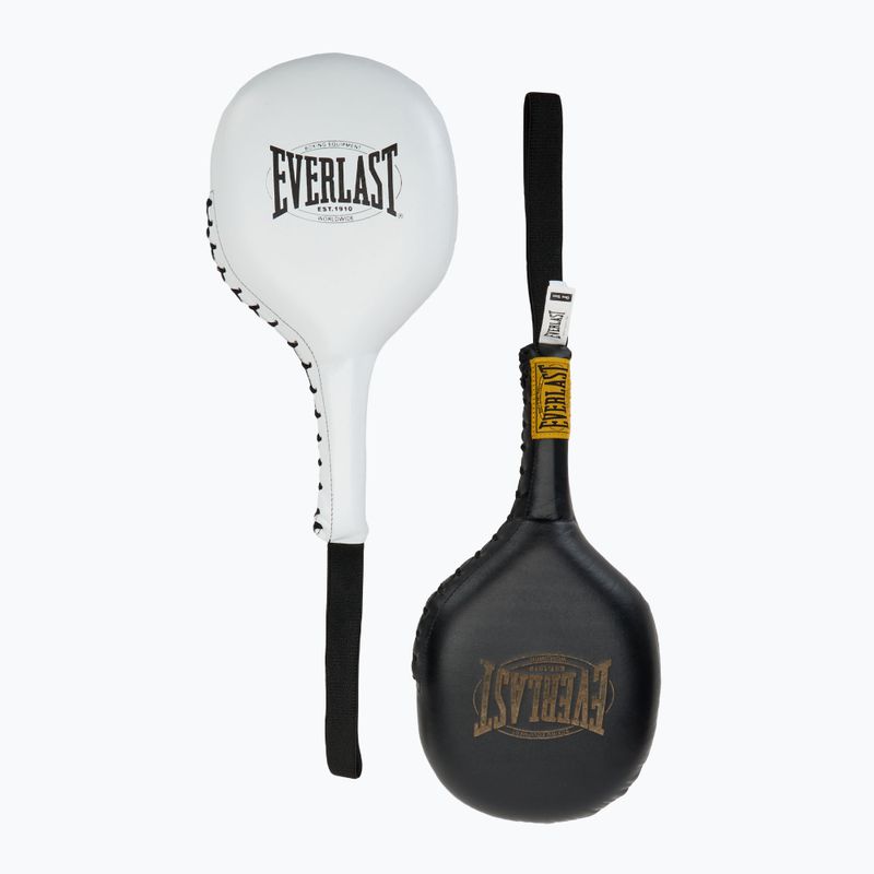 Palette da allenamento Everlast Striking 2 pezzi nero/bianco 2