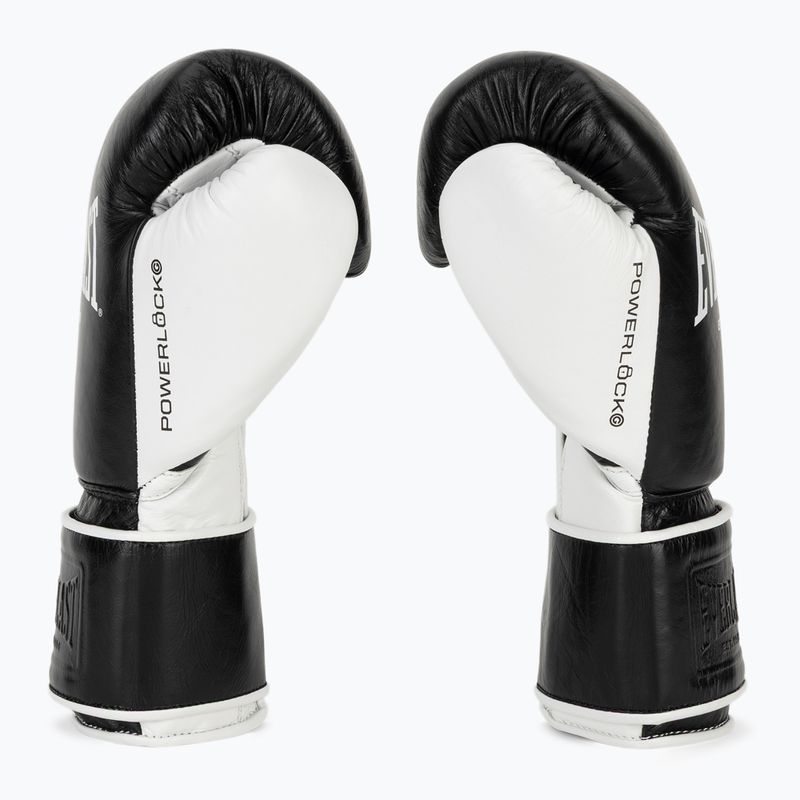 Guantoni da boxe Everlast Powerlock Pro OG H&L black/white 4