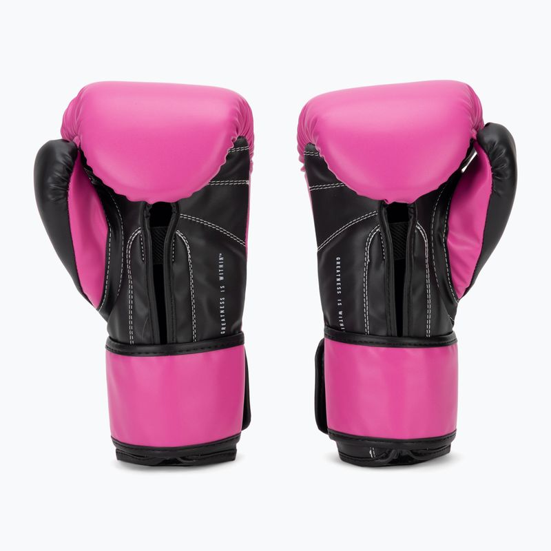 Guantoni da boxe Everlast Powerlock Pro OG H&L Training Glove pink/black 3