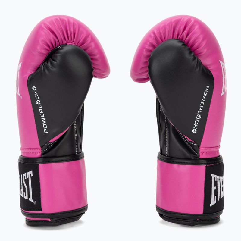 Guantoni da boxe Everlast Powerlock Pro OG H&L Training Glove pink/black 4