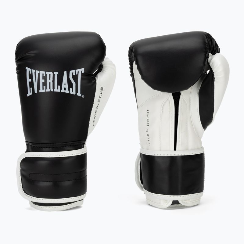 Guantoni da boxe Everlast Powerlock Pro OG H&L Training Glove black/white
