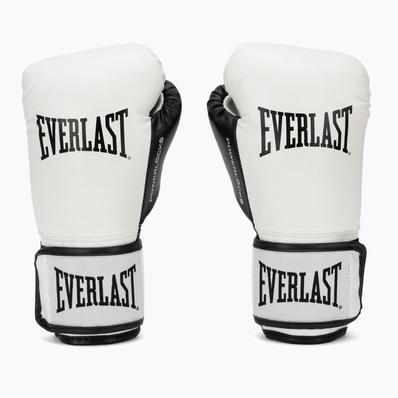 Guantoni da boxe Everlast Powerlock Pro OG H&L Training Glove white/black 2