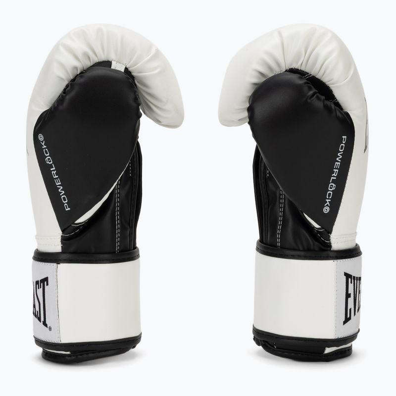 Guantoni da boxe Everlast Powerlock Pro OG H&L Training Glove white/black 4