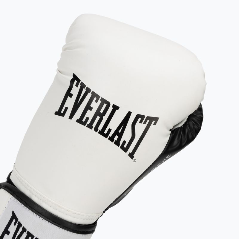 Guantoni da boxe Everlast Powerlock Pro OG H&L Training Glove white/black 5