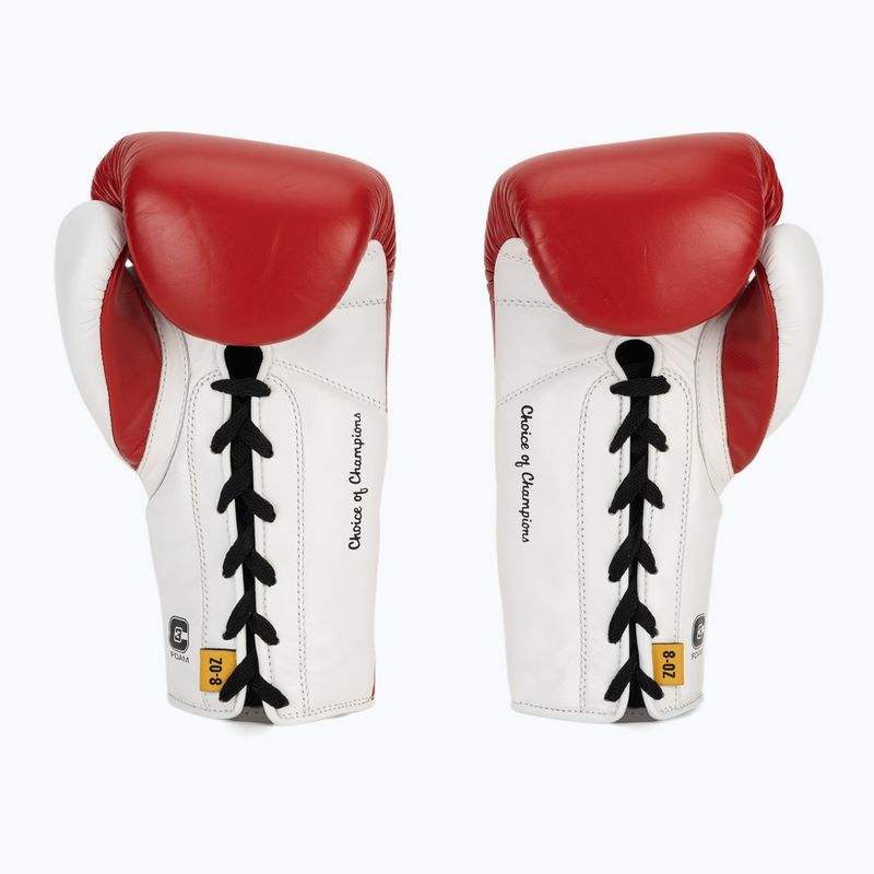 Guantoni da boxe Everlast Powerlock OG Pro Fight red/white 3