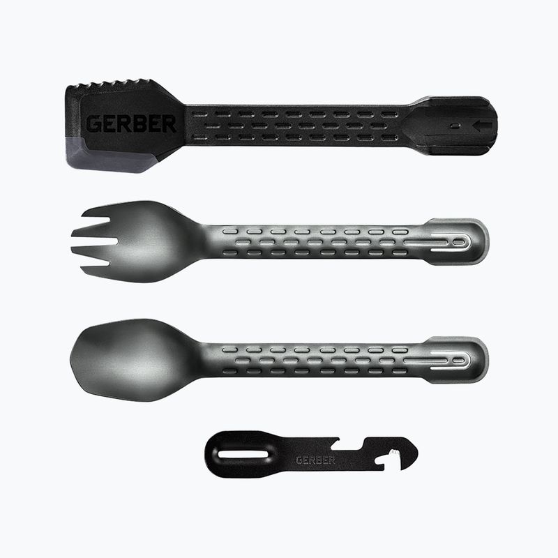 Gerber ComplEAT essenziale per il campeggio - Cook Eat Clean Tong onyx
