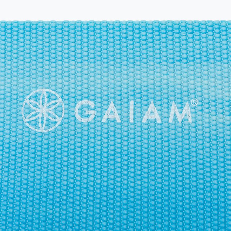 Tappetino yoga Gaiam Tie Dye 4 mm blu 54844 4