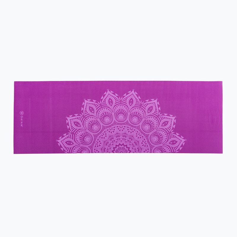 Tappetino yoga Gaiam Purple Mandala 6 mm viola 62202 2