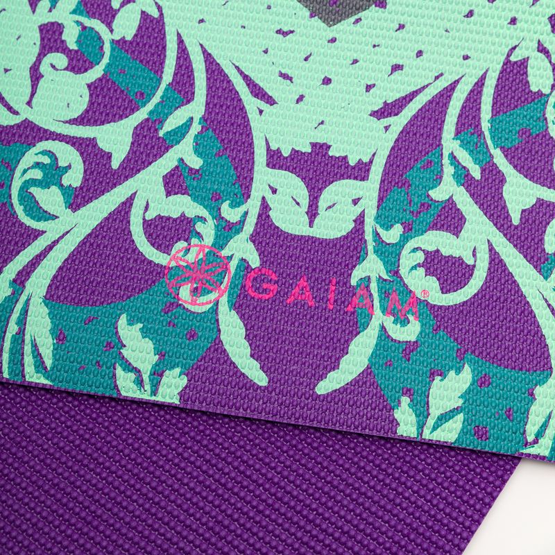 Tappetino yoga Gaiam Moroccan Garden 4 mm viola 62612 4