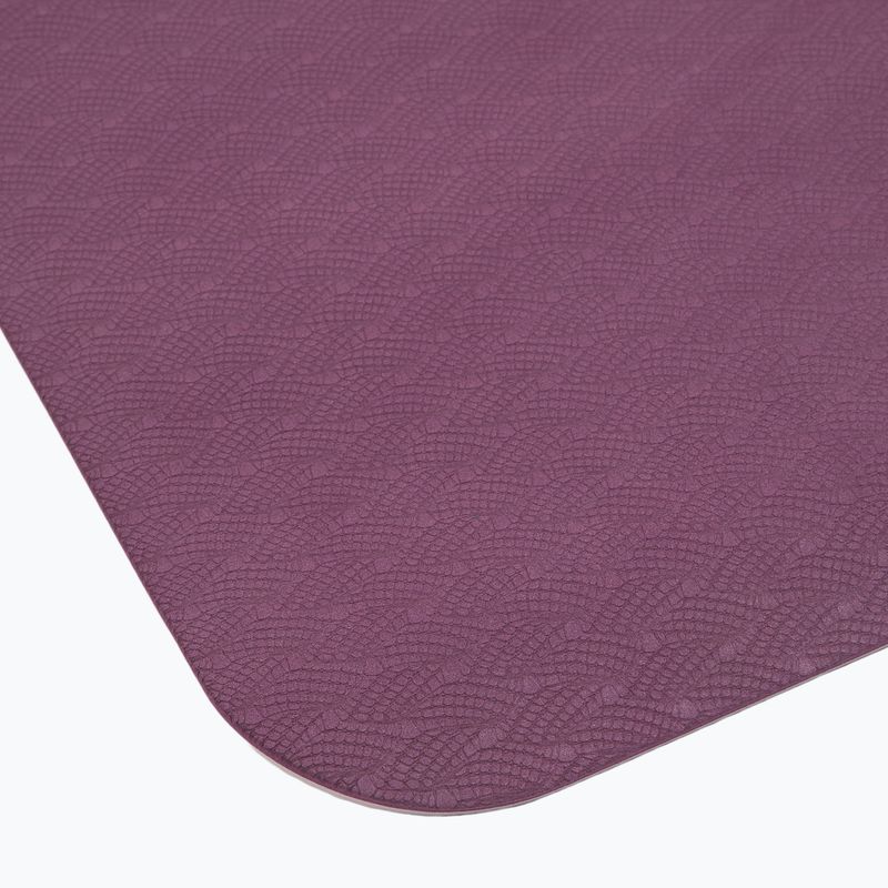 Tappetino da yoga Gaiam TPE Blush Printed burgndy 4