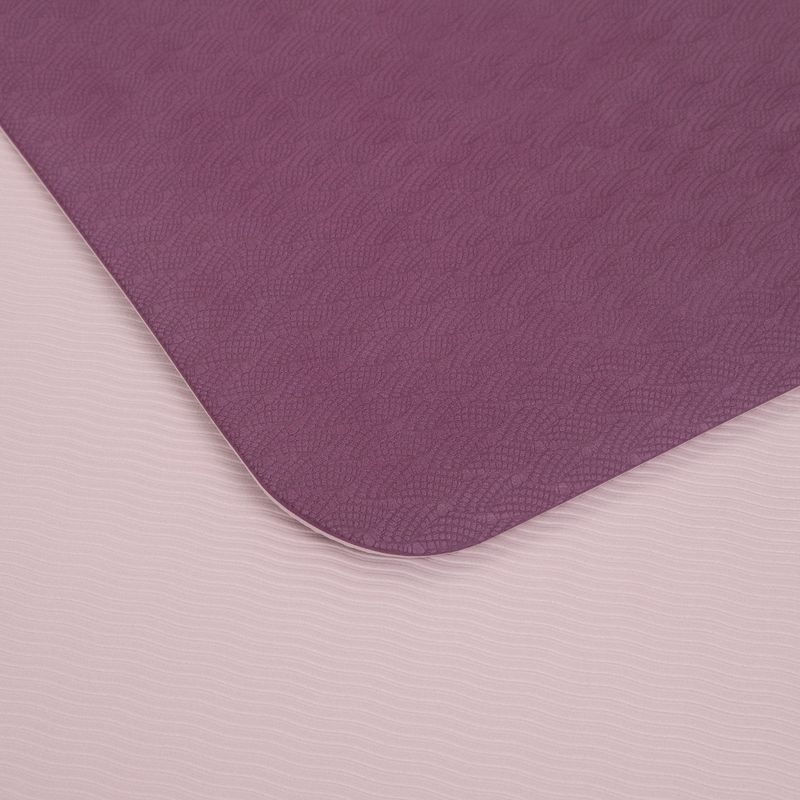 Tappetino da yoga Gaiam TPE Blush Printed burgndy 5