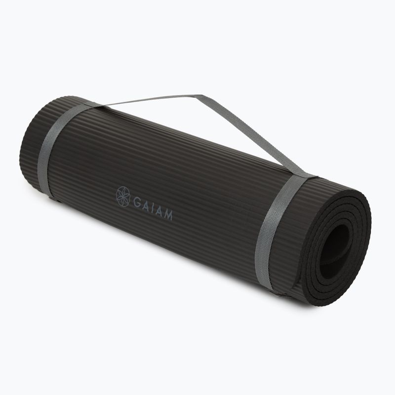Tappetino da yoga Gaiam Fitness Black 5