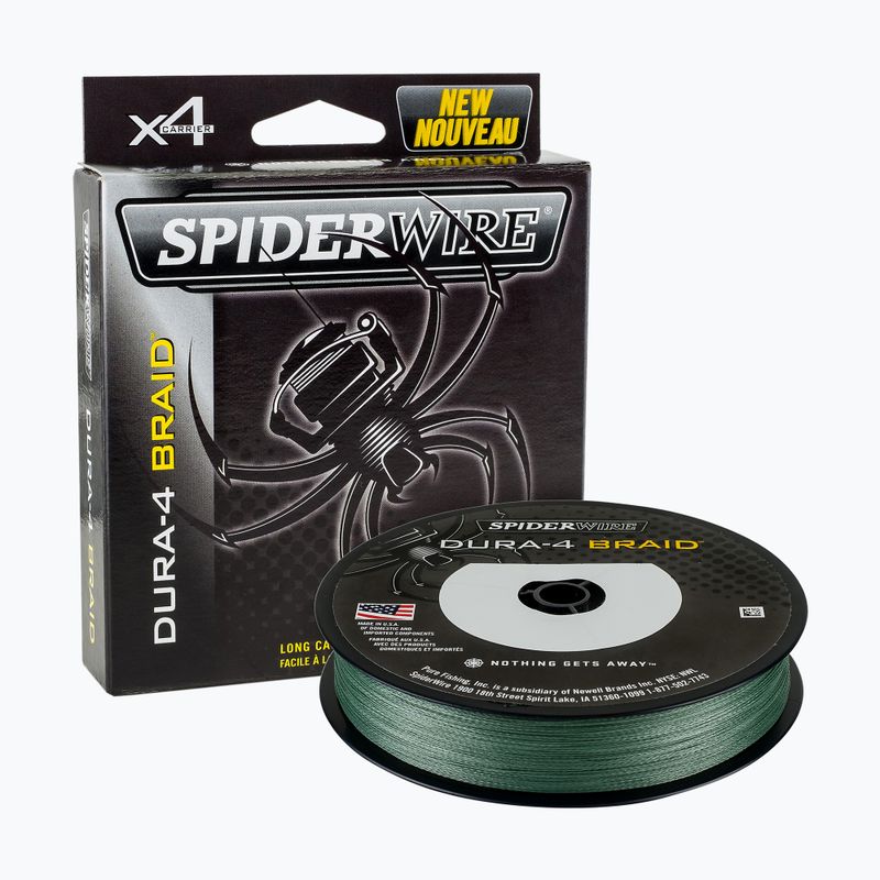 Treccia SpiderWire Dura 4 spinning 150 m verde muschio 2