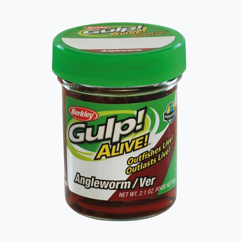 Berkley Gulp Alive Angle Worm Red Wiggler esca artificiale 1140587