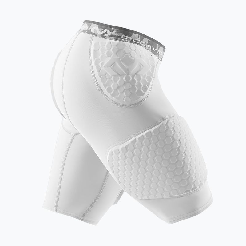 Pantaloncini da basket McDavid da uomo con protezioni bianche