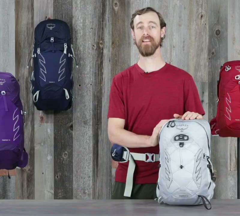 Zaino da trekking Osprey Tempest 30 l viola da donna 7