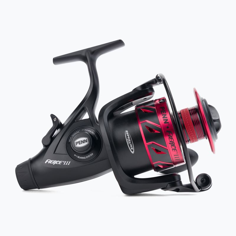 Mulinello da pesca per carpe Penn Fierce III Live Liner nero/rosso 2