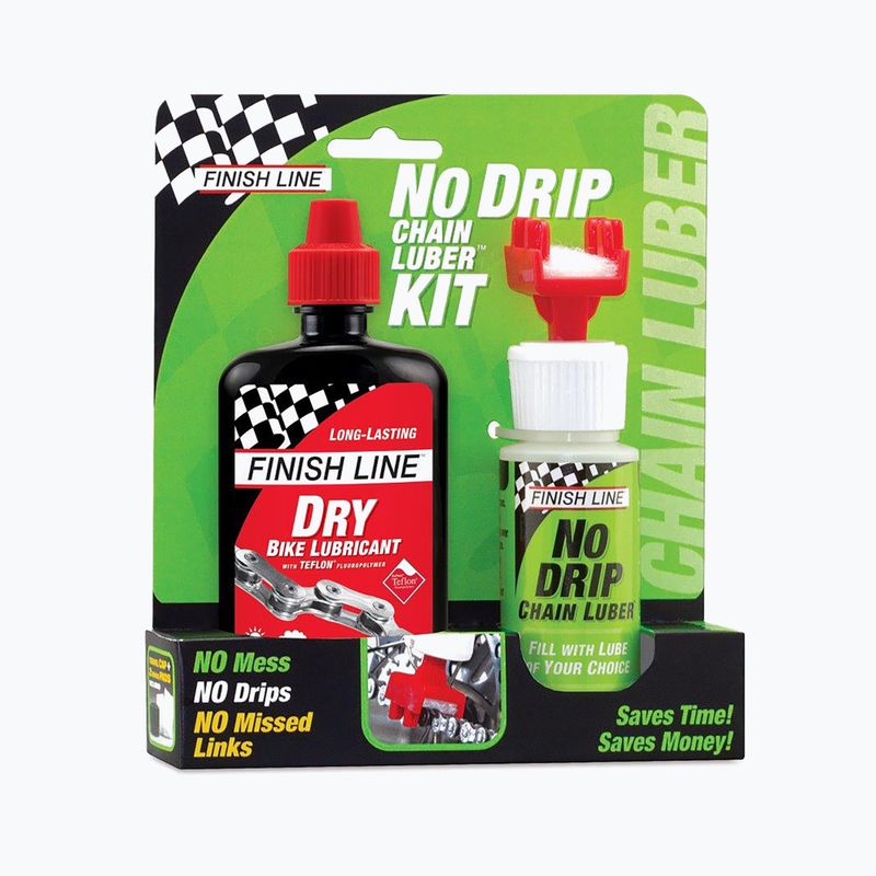 Set di oli Finish Line Teflon Plus + applicatore No Drip 120 ml