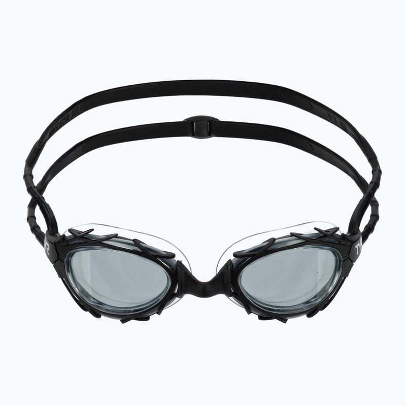 Occhiali da nuoto TYR Nest Pro Nano fumo/nero/nero 2