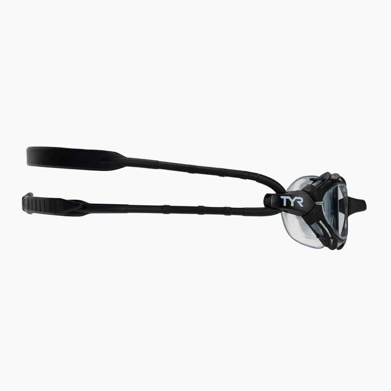 Occhiali da nuoto TYR Nest Pro Nano fumo/nero/nero 3