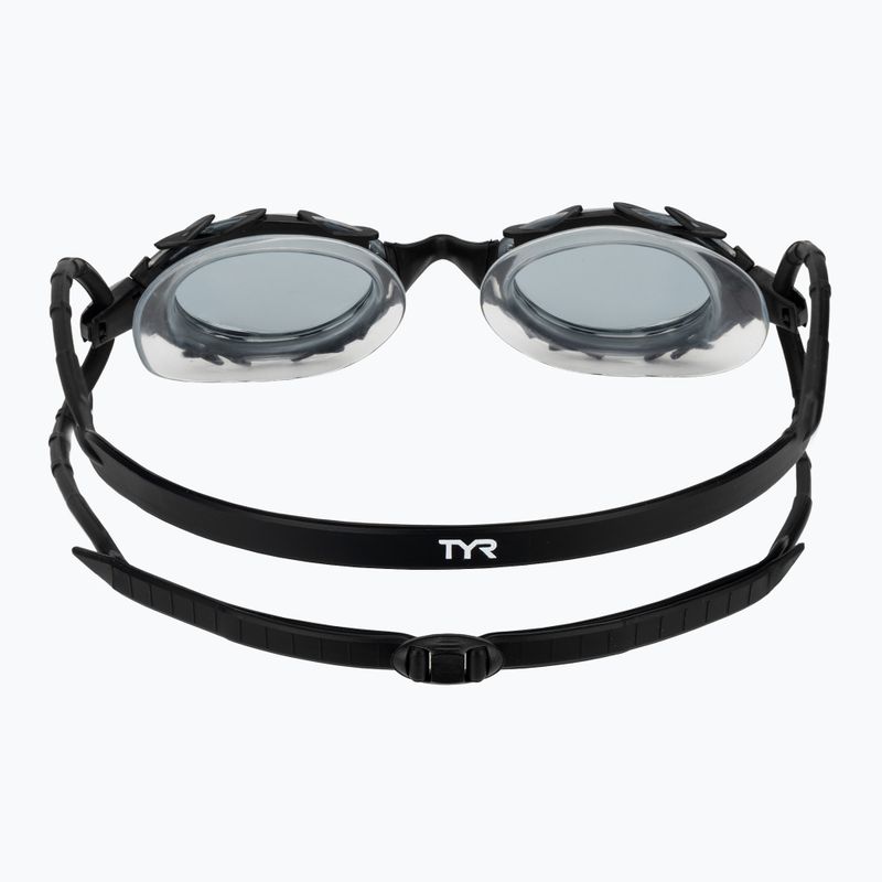Occhiali da nuoto TYR Nest Pro Nano fumo/nero/nero 4