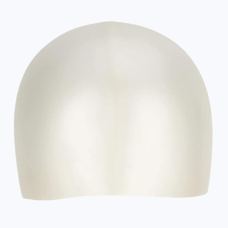 Cuffia da nuoto per bambini TYR Wrinkle-Free Silicone bianco 2