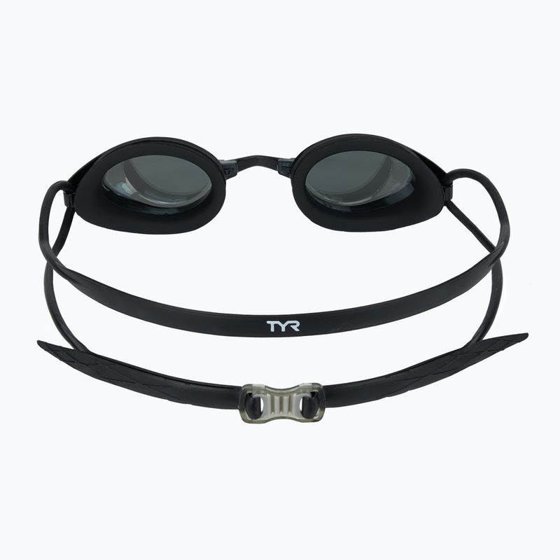 Occhiali da nuoto TYR Blackhawk Racing Mirrored argento/metallo/nero 4