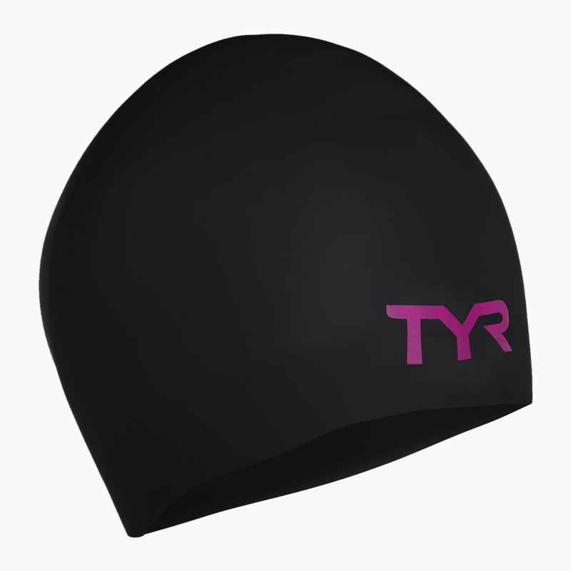 Cuffia TYR Wrinkle Free nero/rosa