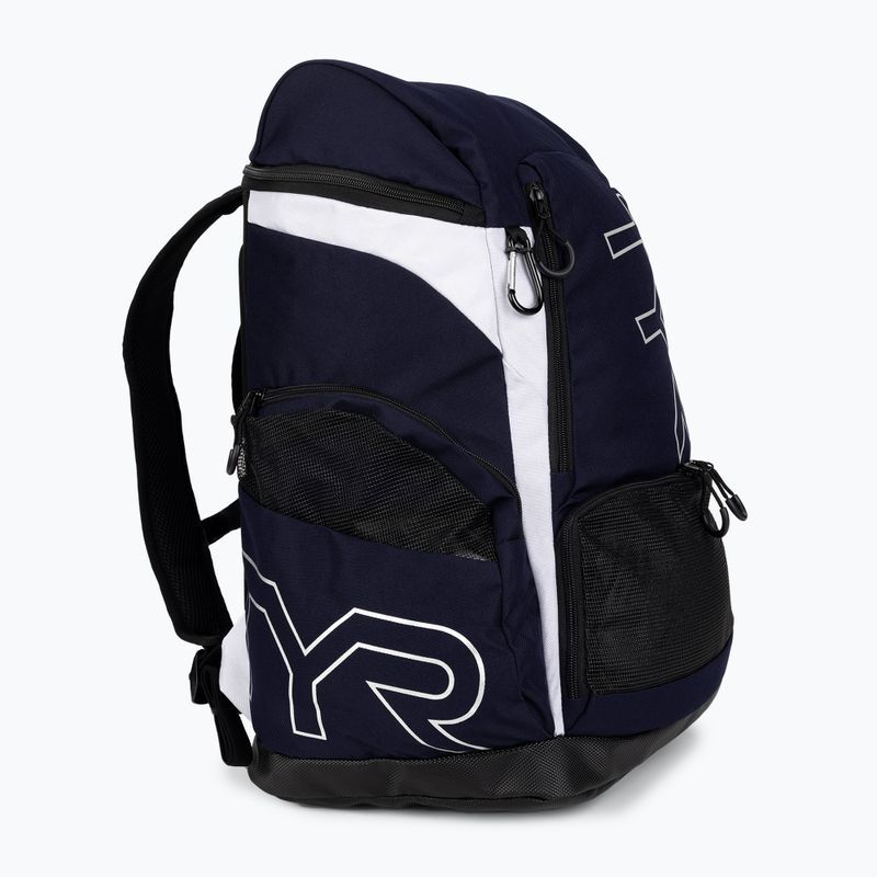 Zaino da nuoto TYR Alliance Team 45 l bianco/navy 2