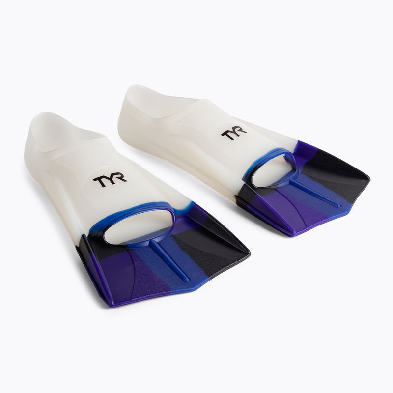 TYR Stryker Pinne da nuoto in silicone 46-47 EU bianco/multicolore