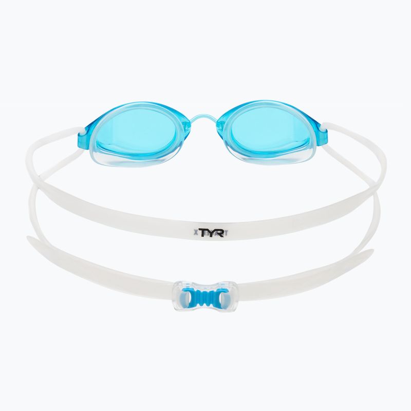 Occhiali da nuoto TYR Tracer-X Racing blu/chiaro 5
