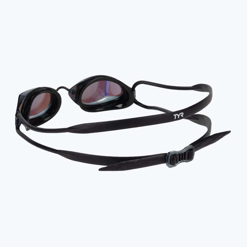 Occhiali da nuoto TYR Tracer-X Racing Mirrored oro/nero 4