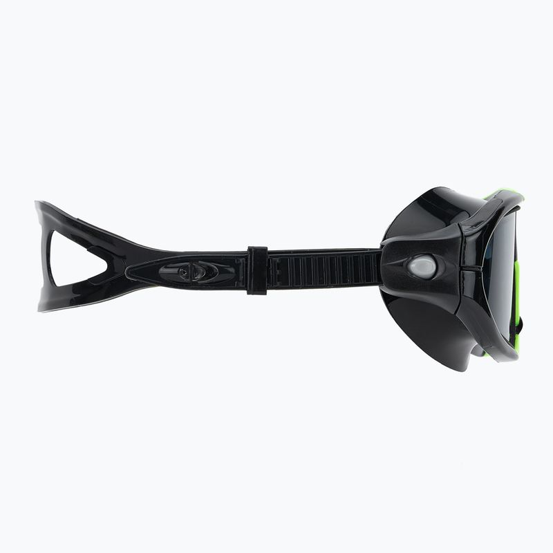 Maschera da nuoto TYR Orion fumo/nero/giallo 3