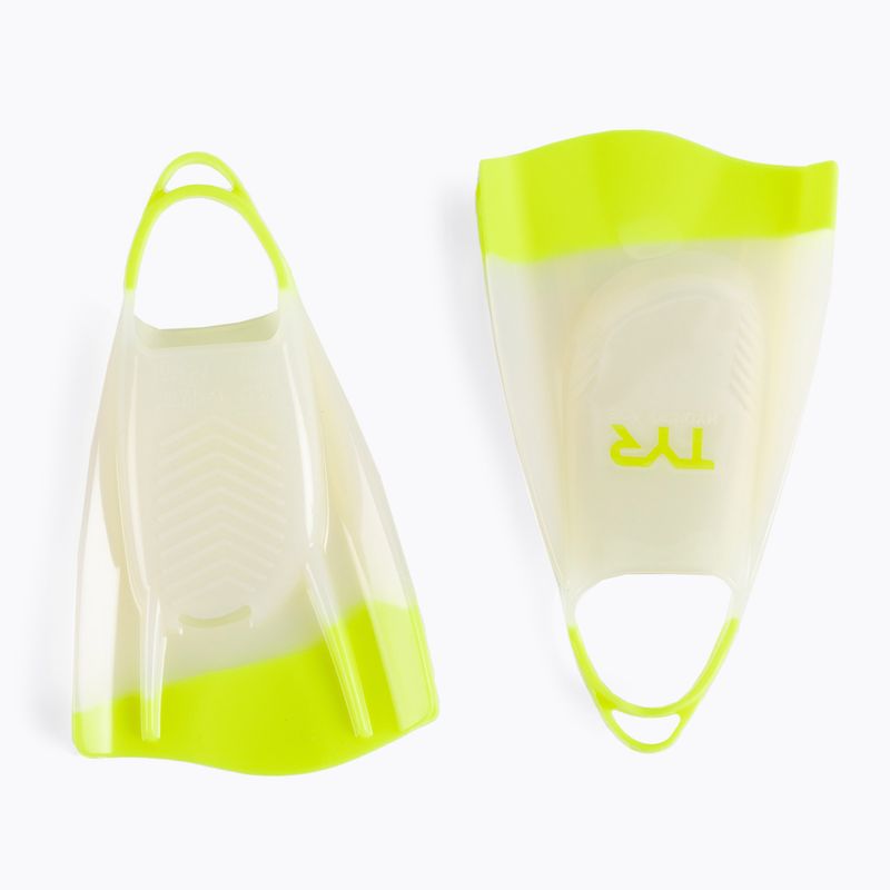 Pinne da nuoto TYR Hydroblade bianco/lime 2